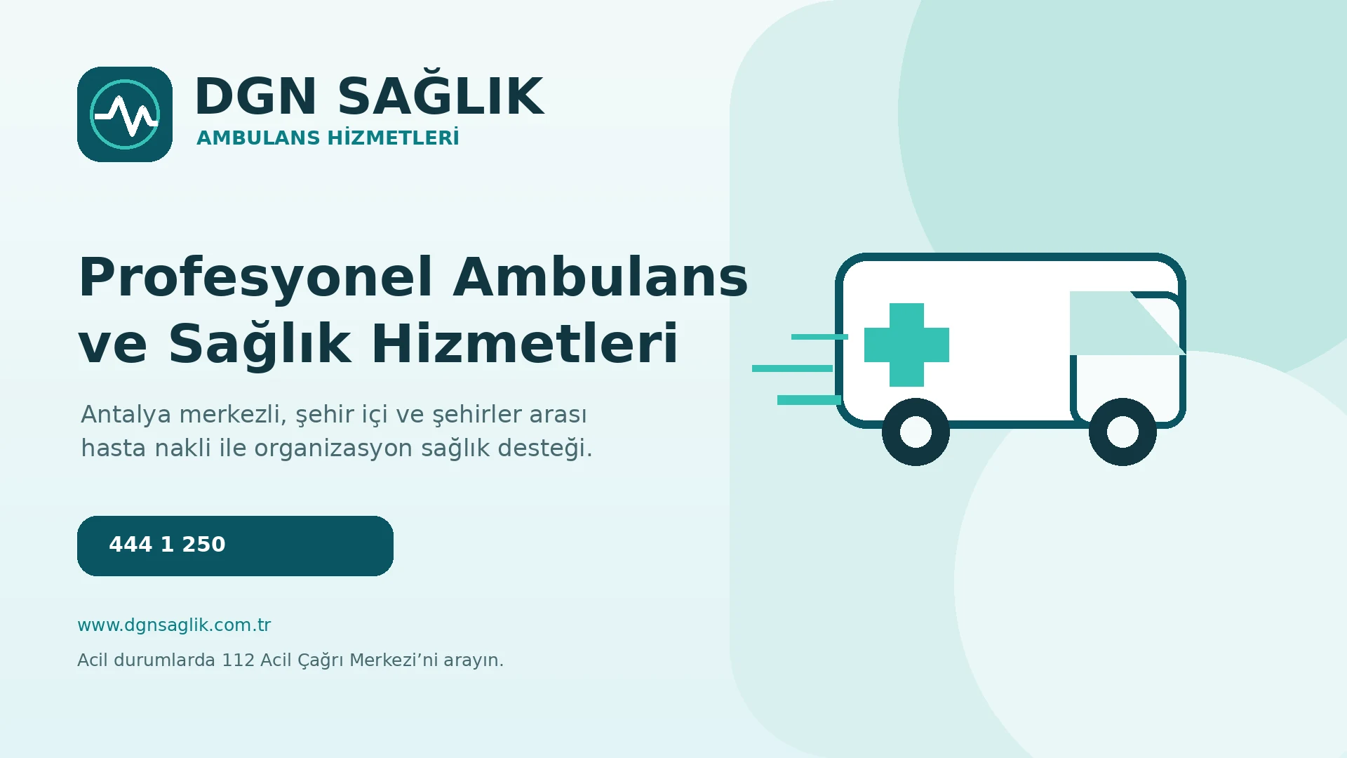 DGN Sağlık ambulans hizmeti